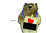 Mini-Glückwunschkarte "Bär mit Herz"