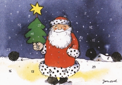 Janosch - Mini-Adventskalender Weihnachtsmann