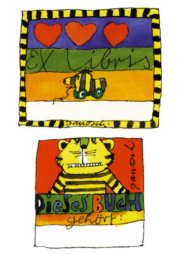 Ex-libris- Tiger - Sticker