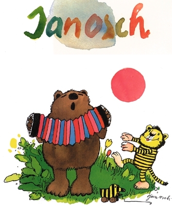 Janosch - Mini-Poster Waldbär